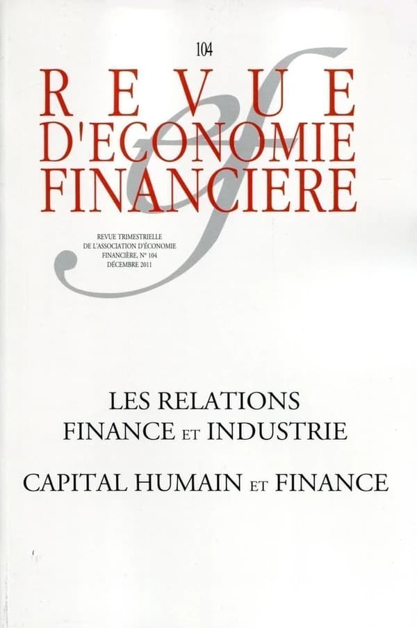 Les relations finance et industrie : Capital humain et finance