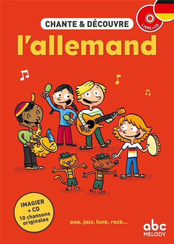 Chante et découvre l'allemand : salsa, pop, reggae, jazz, rock... (Nouvelle édition) Stéphane Husar