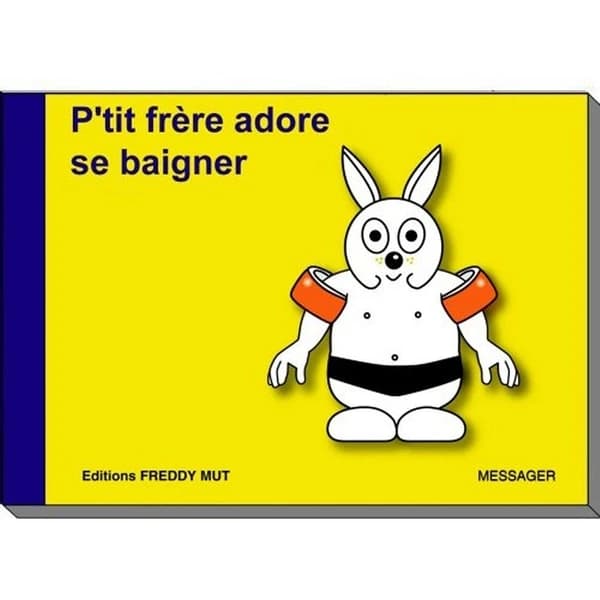P'tit frère adore se baigner
