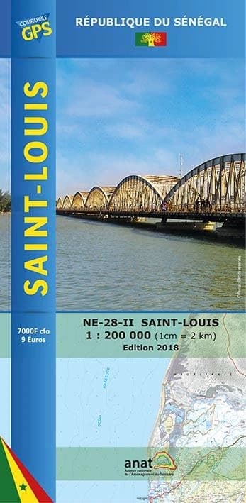 Saint-Louis (Éd. 2) conception et réalisation Éditions Laure Kane, DTGC, IGN France