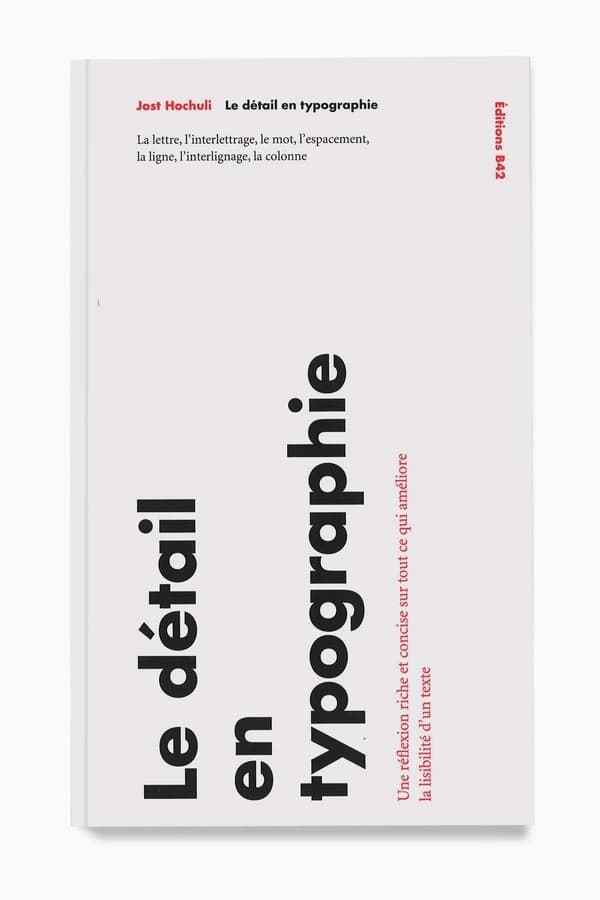 Le détail en typographie : la lettre, l'interlettrage, le mot, l'espacement, la ligne, l'interlignage, la colonne