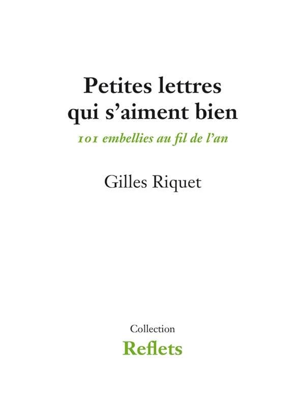 Petites lettres qui s'aiment bien