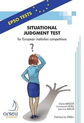 Situational judgment test for European institution competitions