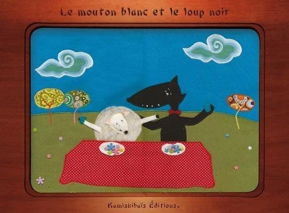 Mouton blanc et loup noir