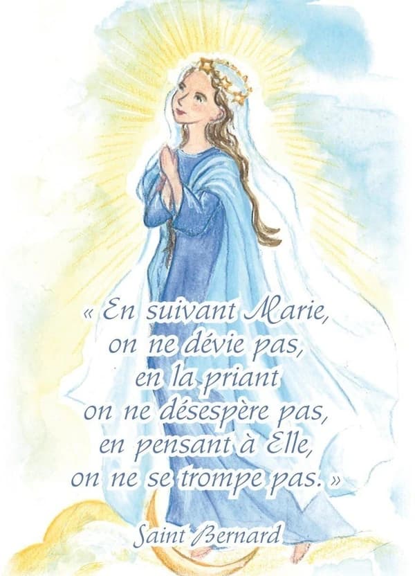 Images saintes "Assomption" par lot de 10