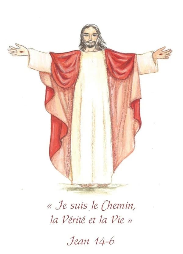 Images saintes "ressuscité" par lot de 10