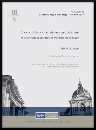 La société coopérative européenne, SCE : entre identité coopérative et efficacité économique