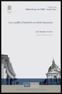 Les conflits d'intérêts en droit financier