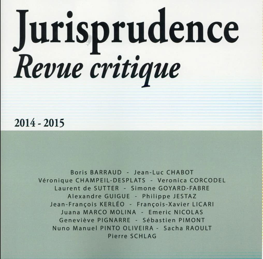 JURISPRUDENCE : 2014-2015
