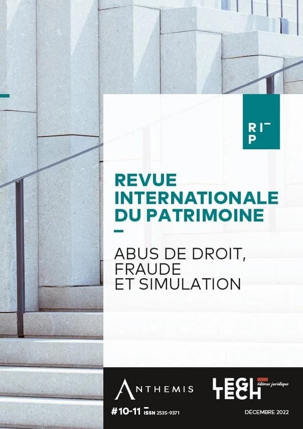 Revue internationale du patrimoine n.10