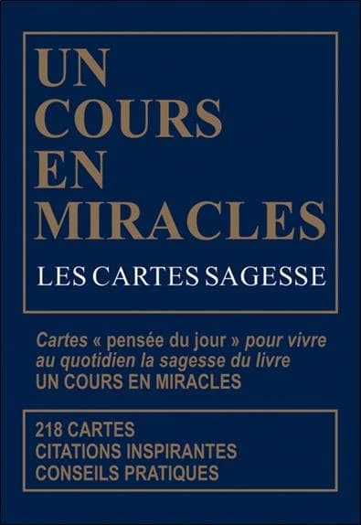Les cartes sagesse d'un cours en miracles ; coffret