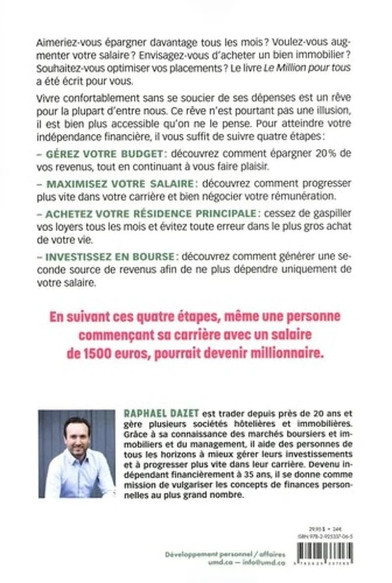 Le million pour tous : quatre étapes pour devenir indépendant financièrement