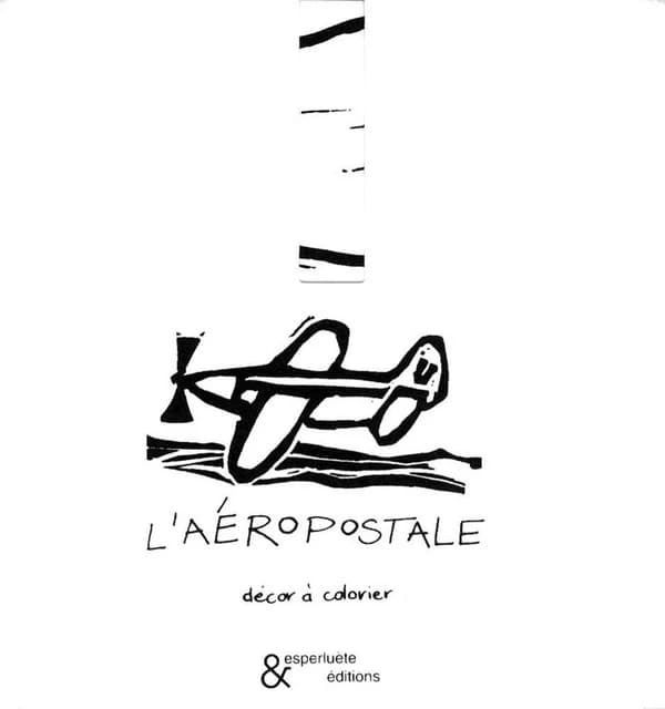 L'Aéropostale ; décor à colorier