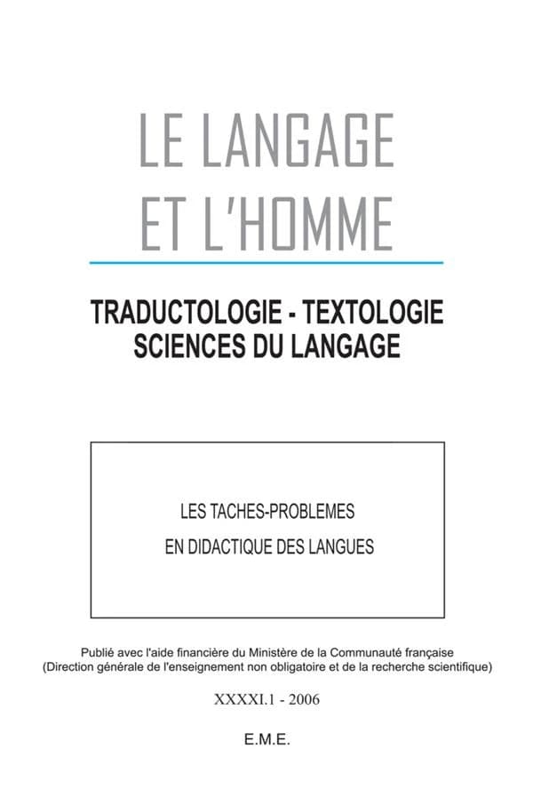 Les tâches-problèmes en didactique des langues