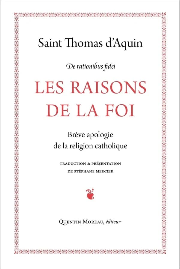Les raisons de la foi au chantre d'Antioche ; & Lettre à dom Bernard, abbé du Mont-Cassin