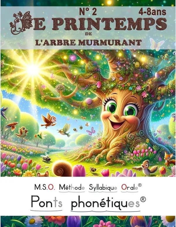 M.S.O. Méthode Syllabique Orale ; Ponts phonétiques : Le printemps Tome 2 : L'arbre murmurant