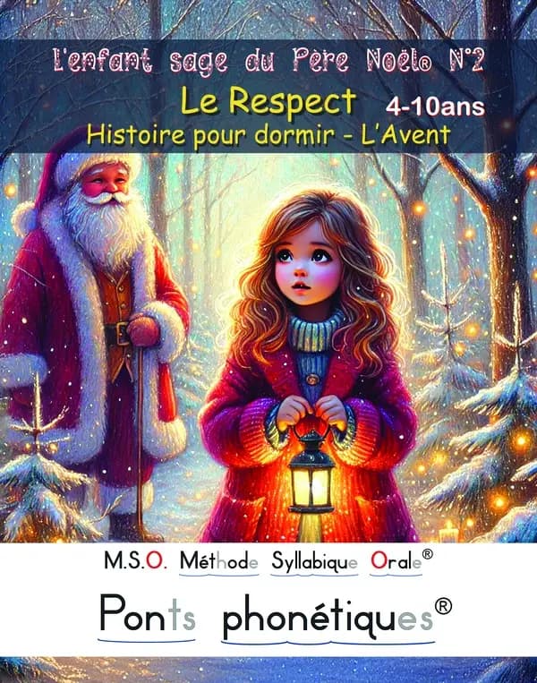 M.S.O. Méthode Syllabique Orale ; Ponts phonétiques : L'enfant sage du père Noël Tome 2 : Le respect