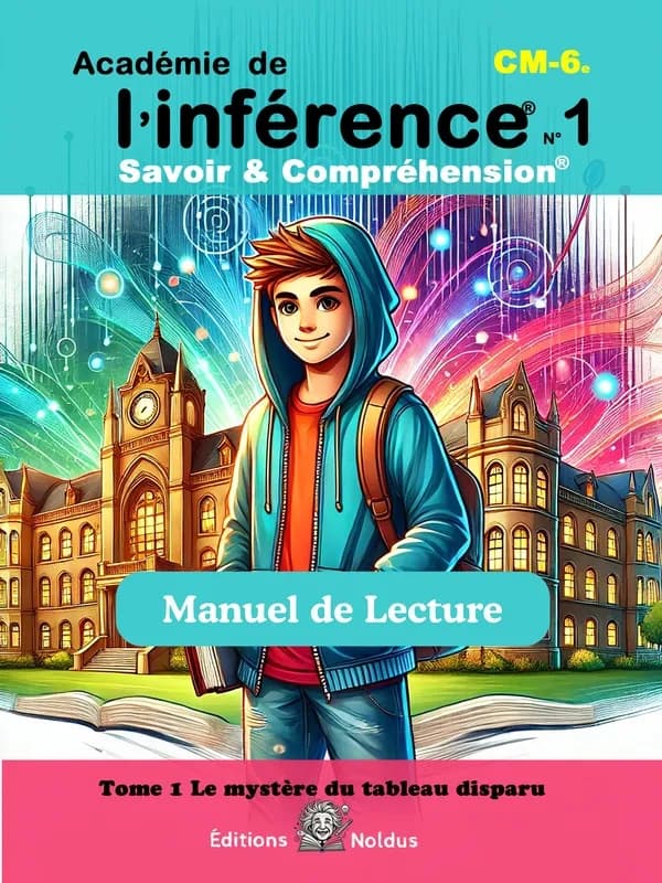 Académie de l'inférence N°1 : Savoir & compréhension ; CM1-CM2-6e dys ; Manuel de lecture Tome 1 : Le mystère du tableau disparu