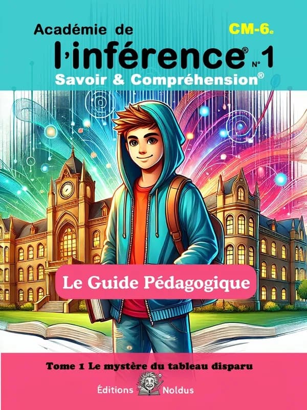 Académie de l'inférence N°1 : Savoir & compréhension ; CM1-CM2-6e dys ; Le guide pédagogique Tome 1 : Le mystère du tableau disparu
