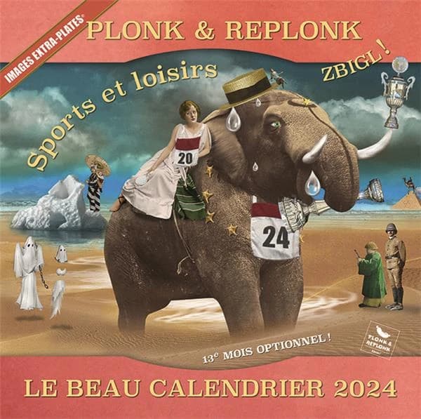 Calendrier 2024 Plonk Zbigl! : Sports et Loisirs