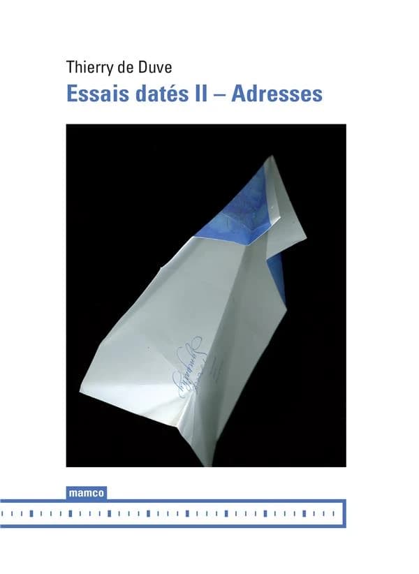 Essais datés. II, Adresses