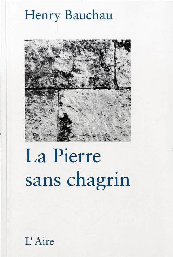 La pierre sans chagrin : poèmes du Thoronet