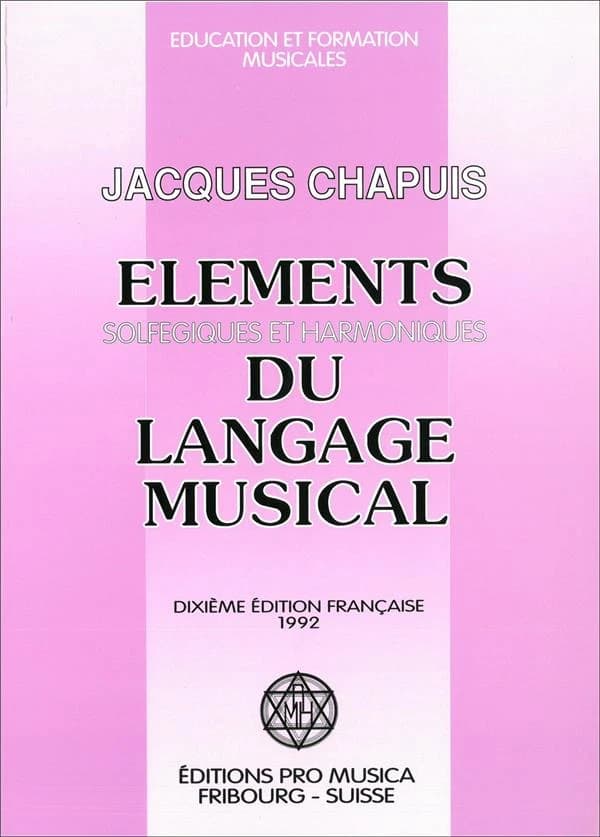 éléments solfégiques et harmoniques du langage musical