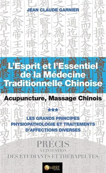 L'esprit et l'essentiel de la médecine traditionnelle chinoise : acupuncture, massage chinois. Tome III, Les grands principes : physiopathologie et traitements d'affections diverses