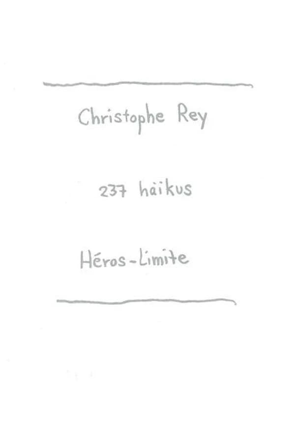 237 haïkus