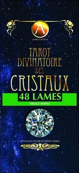 Tarot divinatoire des cristaux : 48 lames - Tirage simple