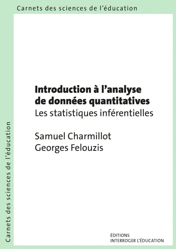 Introduction À l'Analyse de Données Quantitatives : Les Statistiques Inférentielles