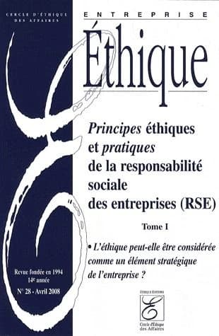 L'éthique peut-elle être considérée comme un élément stratégique de l'entreprise ?