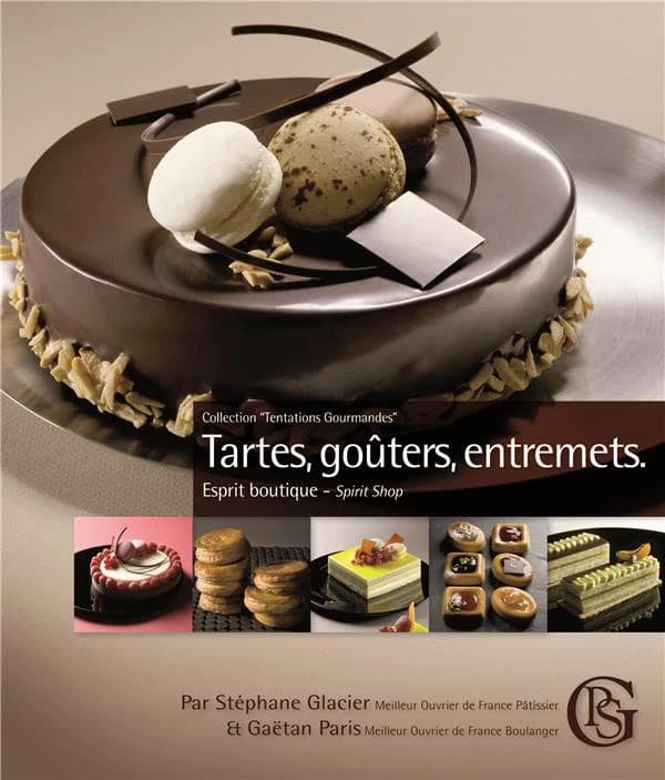 Tartes, goûters, entremets, esprit boutique