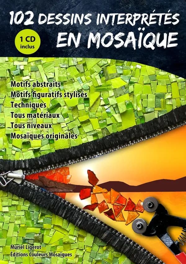 102 dessins interprétés en mosaïque