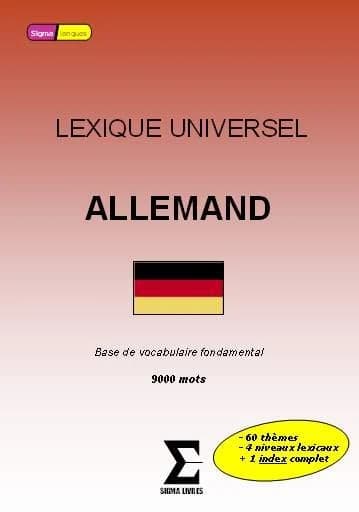 Lexique universel, allemand