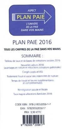 Plan paie