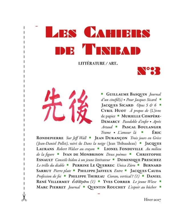 Les cahiers de Tinbad n.3