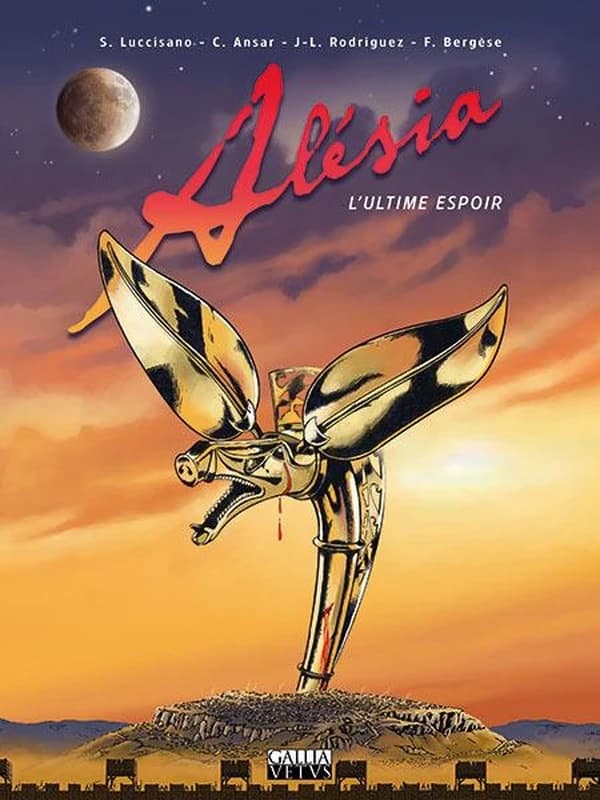 Alésia : l'ultime espoir (Nouvelle éd. revue, corrigée et augmentée) scénario, Silvio Luccisano & Jean-Louis Rodriguez ; dessin, Christophe Ansar ; couleur, Hugo Poupelin...