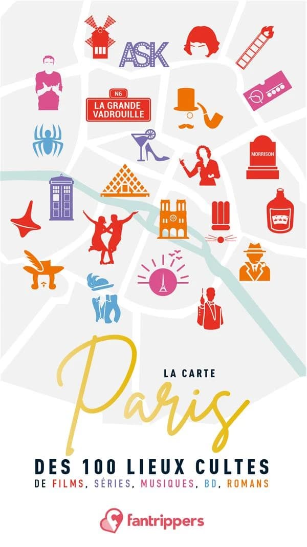 Paris : la carte des 100 lieux cultes de films, séries, musiques, BD, romans