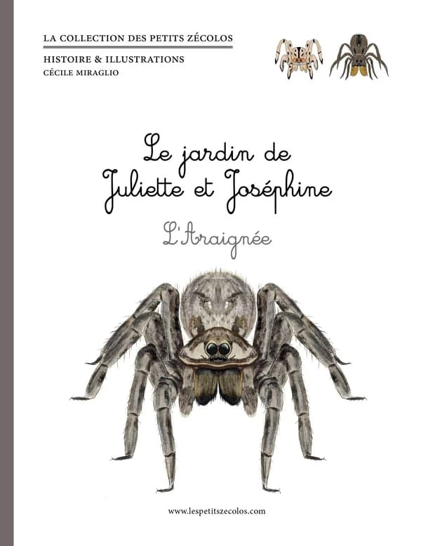 Le jardin de Juliette et Joséphine : l'araignée : Le jardin de Juliette et Joséphine : l'araignée