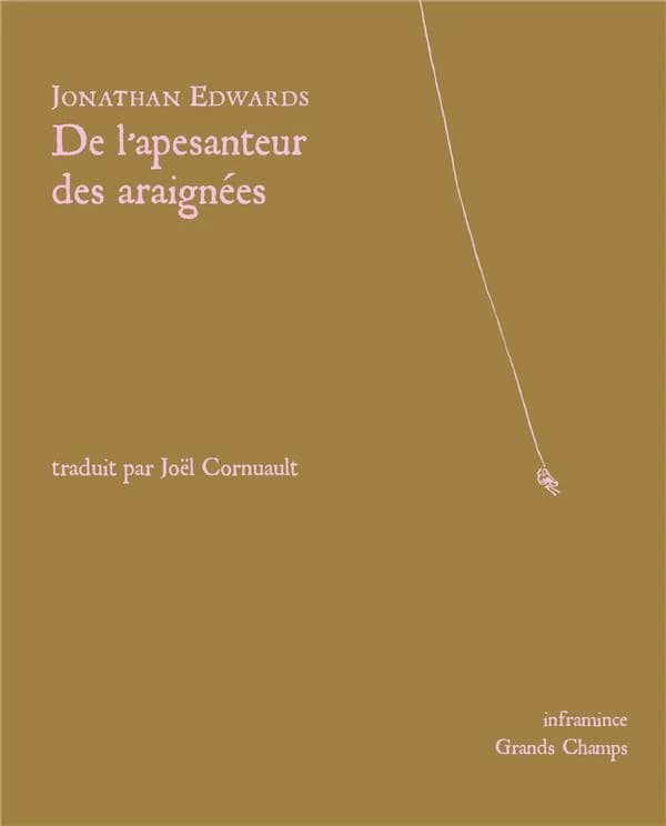 De l'apesanteur des araignées