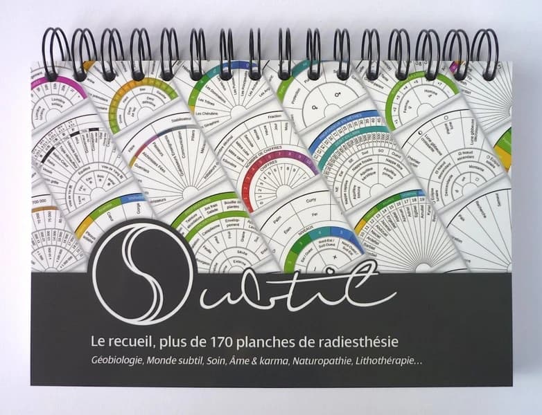 Le recueil, plus de 170 planches de radiesthésie : géobiologie, monde subtil, soin, âme & karma, naturopathie, lithothérapie