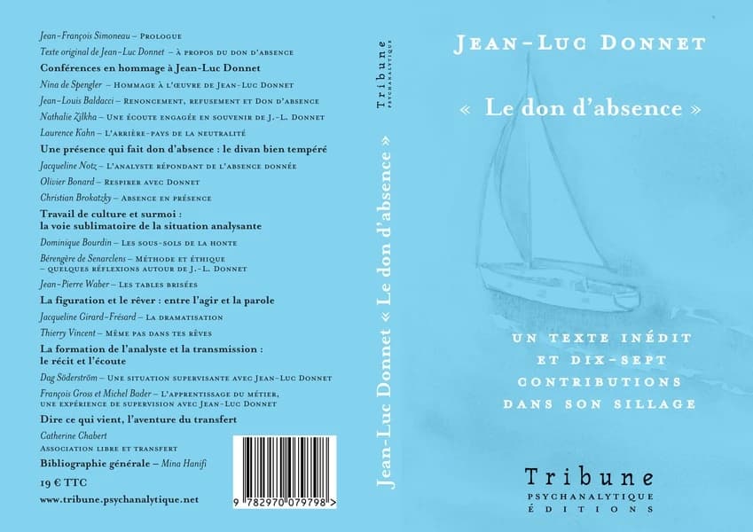 Jean-Luc Donnet  "Le don d'absence"