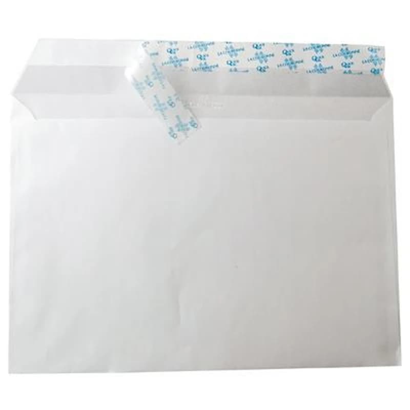 Enveloppe Blanche ouverture horizontale - 230x324 - Unité