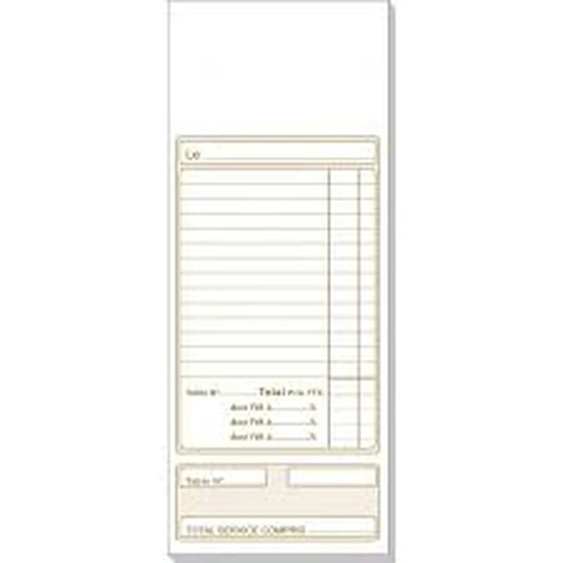 Carnet Bon Restaurant - 3 exemplaires