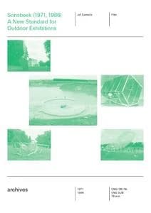 Sonsbeek (1971, 1986) : A New Standard for Outdoor Exhibitions