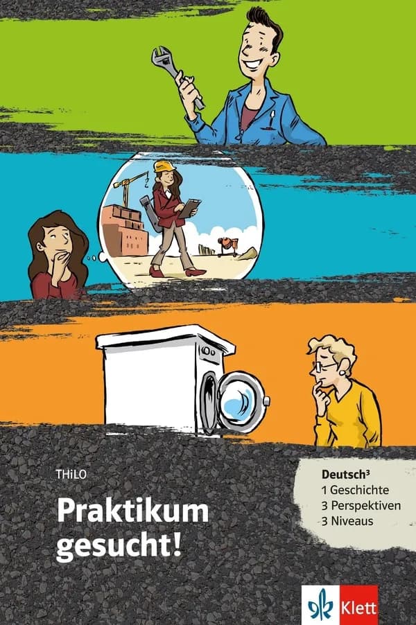 Praktikum gesucht ; allemand ; A1-B1 ; livre + MP3 téléchargeable