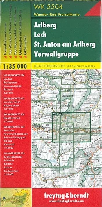 Arlberg-Lech-St Anton-Verwall alps