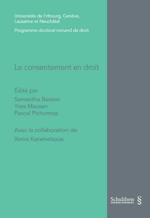 Le consentement en droit