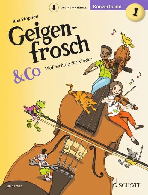 Geigenfrosch & co: konzertbuch 1